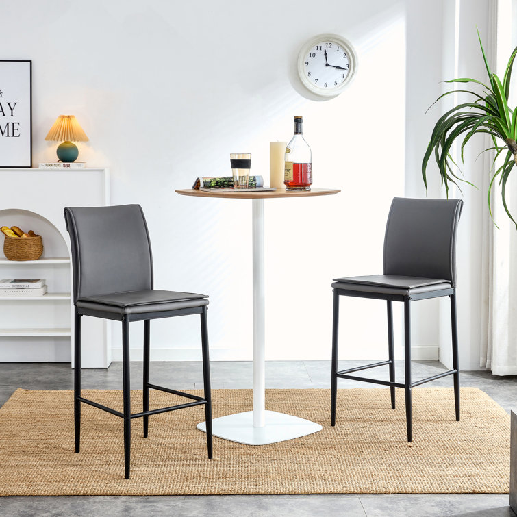 Latitude Run® Bar Stool Set of 2 Wayfair Canada